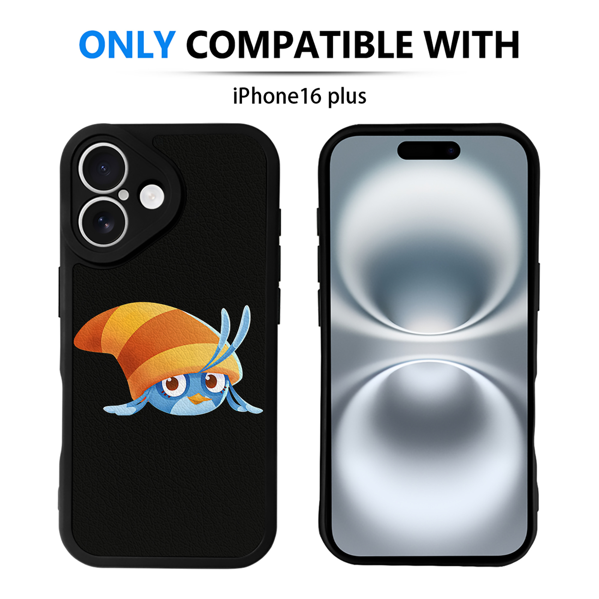 （画像用） Angry Birds アングリーバード 【iPhone 16シリーズ対応】シリコンスマホケース（レザー調） 材質：シリコン